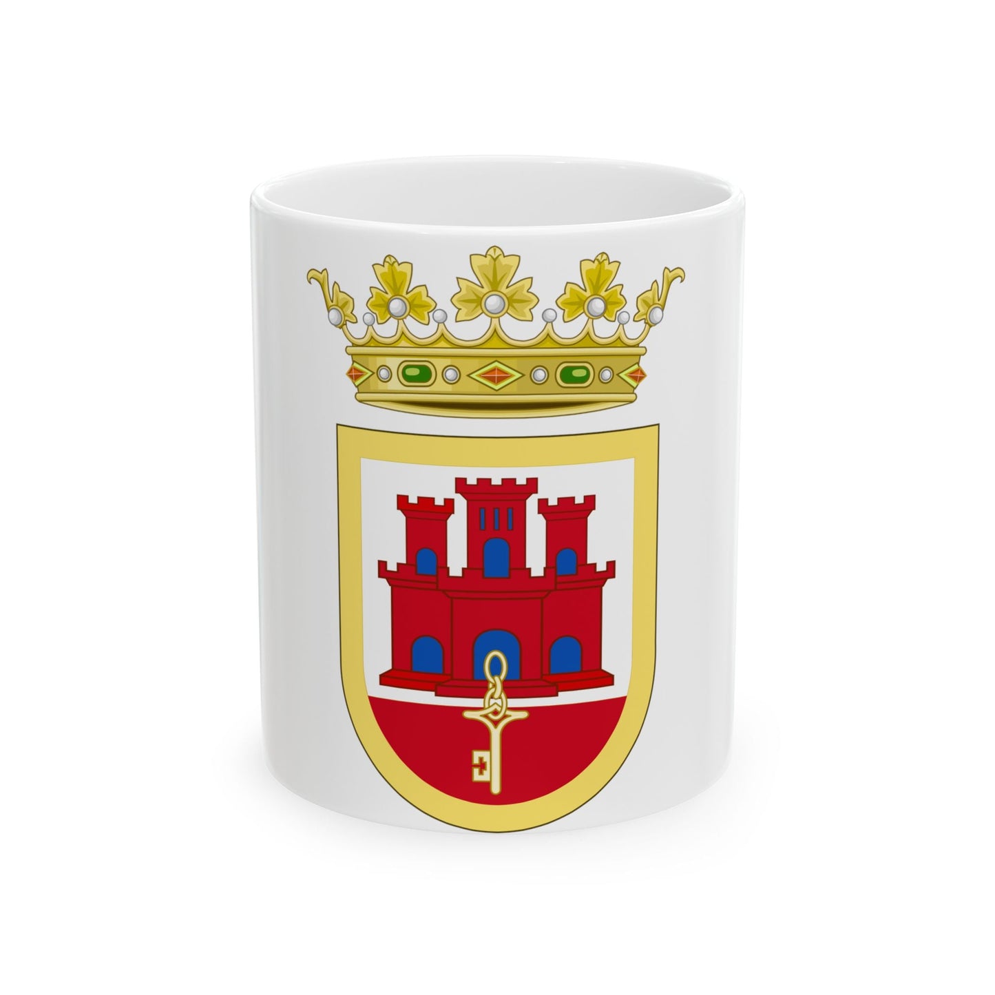 Coat of Arms of San Roque - White Coffee Mug