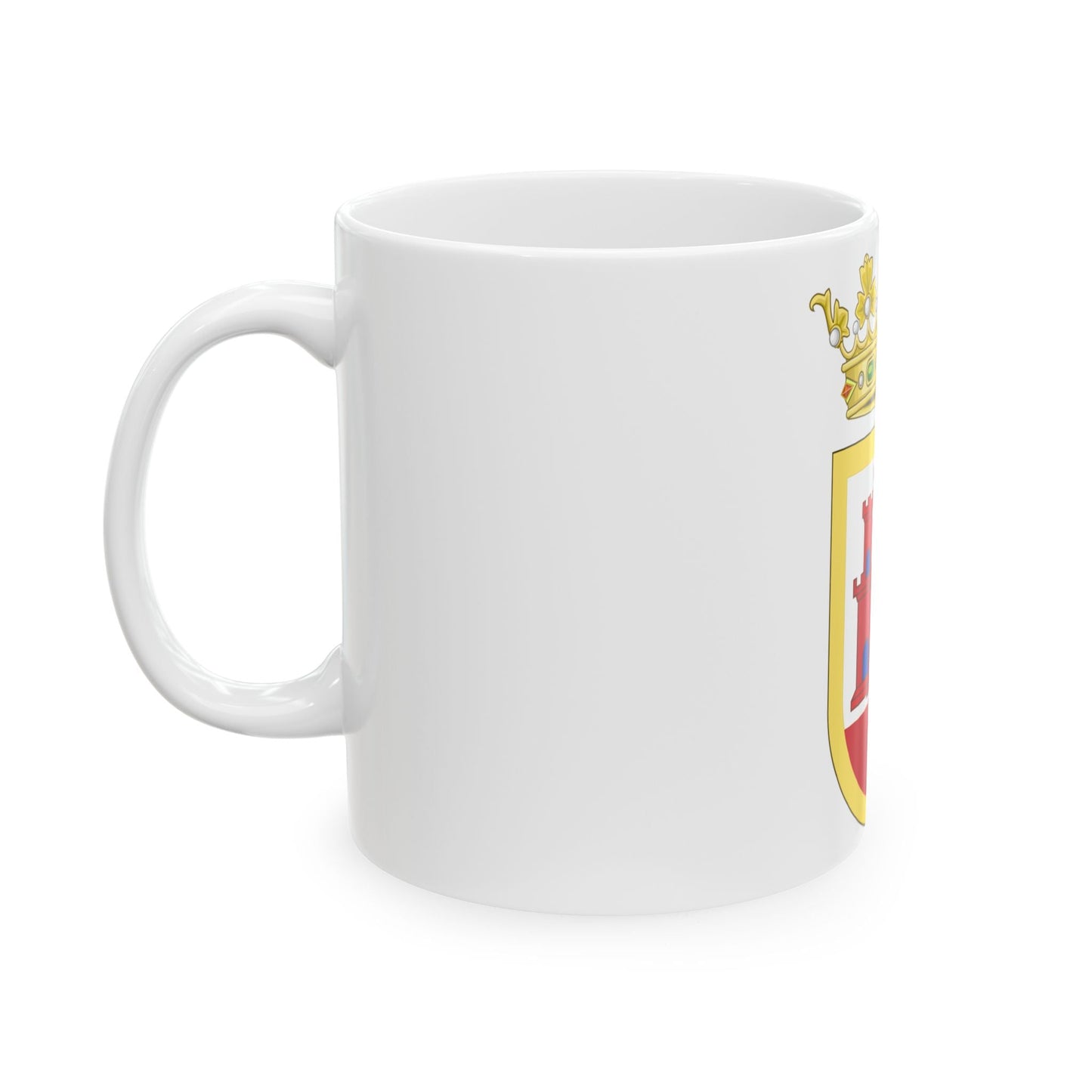 Coat of Arms of San Roque - White Coffee Mug