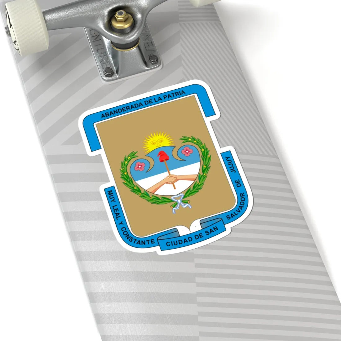 Coat of arms of San Salvador de Jujuy (Argentina) (Coat of Arms) STICKER Vinyl Kiss-Cut Decal - The Sticker Space