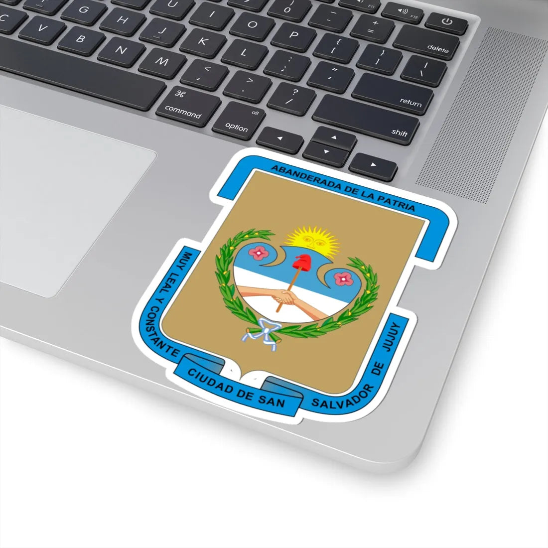 Coat of arms of San Salvador de Jujuy (Argentina) (Coat of Arms) STICKER Vinyl Kiss-Cut Decal - The Sticker Space