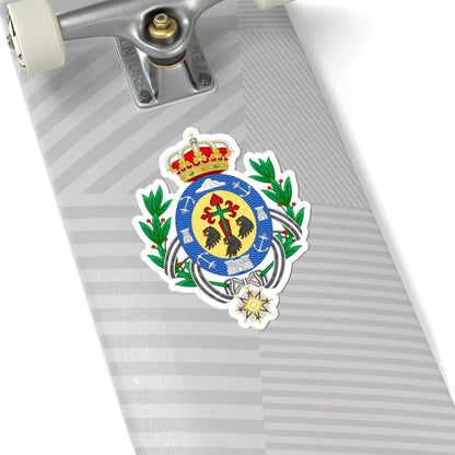 Coat of Arms of Santa Cruz de Tenerife (Spain) (Coat of Arms) STICKER Vinyl Kiss-Cut Decal - The Sticker Space