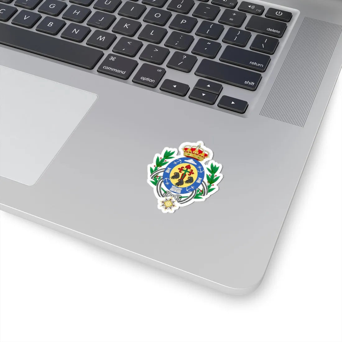Coat of Arms of Santa Cruz de Tenerife (Spain) (Coat of Arms) STICKER Vinyl Kiss-Cut Decal - The Sticker Space