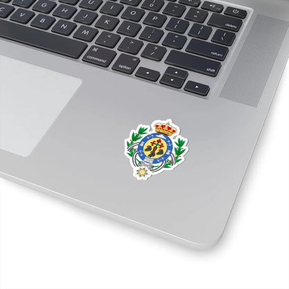 Coat of Arms of Santa Cruz de Tenerife (Spain) (Coat of Arms) STICKER Vinyl Kiss-Cut Decal - The Sticker Space