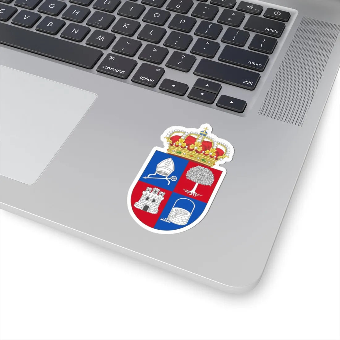 Coat of Arms of Santorcaz (Spain) (Coat of Arms) STICKER Vinyl Kiss-Cut Decal - The Sticker Space