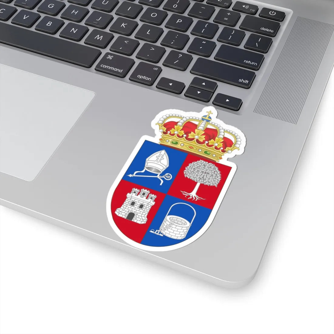 Coat of Arms of Santorcaz (Spain) (Coat of Arms) STICKER Vinyl Kiss-Cut Decal - The Sticker Space