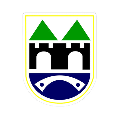 Coat of arms of Sarajevo (Bosnia and Herzegovina) (Coat of Arms) STICKER Vinyl Kiss-Cut Decal 3 Inch White - The Sticker Space
