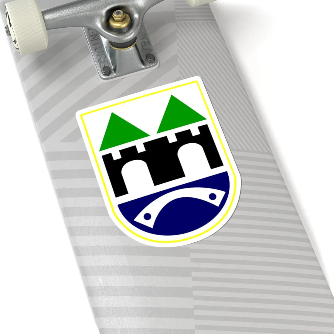 Coat of arms of Sarajevo (Bosnia and Herzegovina) (Coat of Arms) STICKER Vinyl Kiss-Cut Decal - The Sticker Space
