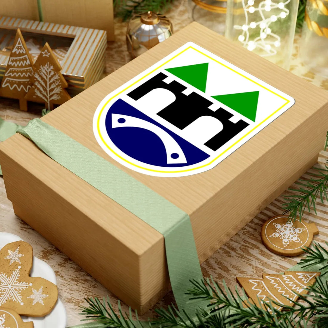 Coat of arms of Sarajevo (Bosnia and Herzegovina) (Coat of Arms) STICKER Vinyl Kiss-Cut Decal - The Sticker Space