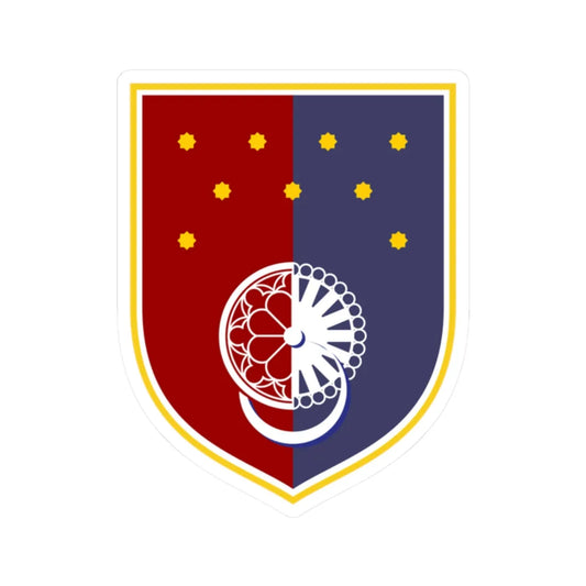 Coat of arms of Sarajevo Canton (Bosnia and Herzegovina) (Coat of Arms) STICKER Vinyl Kiss-Cut Decal 2 Inch White - The Sticker Space