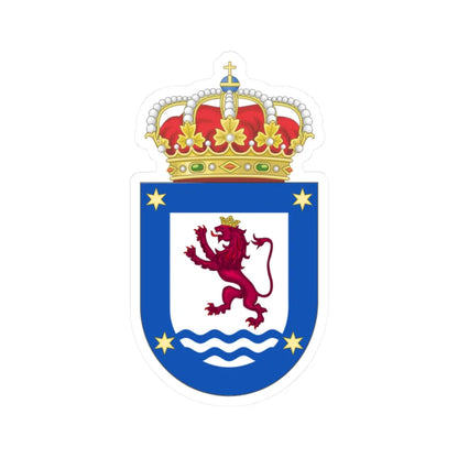 Coat of Arms of Sariegos (Spain) (Coat of Arms) STICKER Vinyl Kiss-Cut Decal 2 Inch White - The Sticker Space