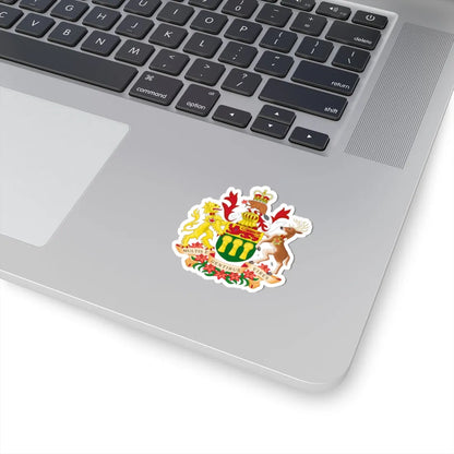 Coat of arms of Saskatchewan (Canada) (Coat of Arms) STICKER Vinyl Kiss-Cut Decal - The Sticker Space