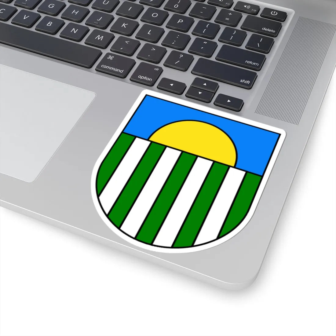 Coat of Arms of Saulkrasti (Latvia) (Coat of Arms) STICKER Vinyl Kiss-Cut Decal - The Sticker Space