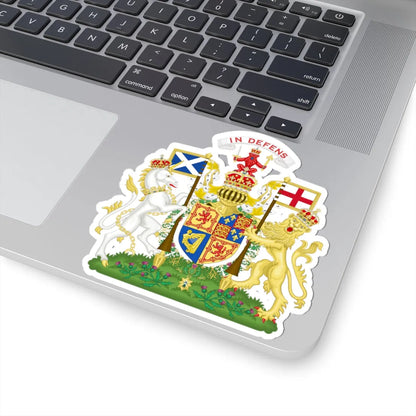 Coat of Arms of Scotland 1603-1649 (Scotland) (Coat of Arms) STICKER Vinyl Kiss-Cut Decal - The Sticker Space