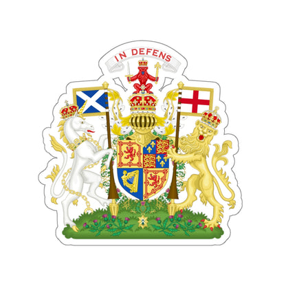 Coat of Arms of Scotland (1603-1649) STICKER Vinyl Die-Cut Decal-White-The Sticker Space