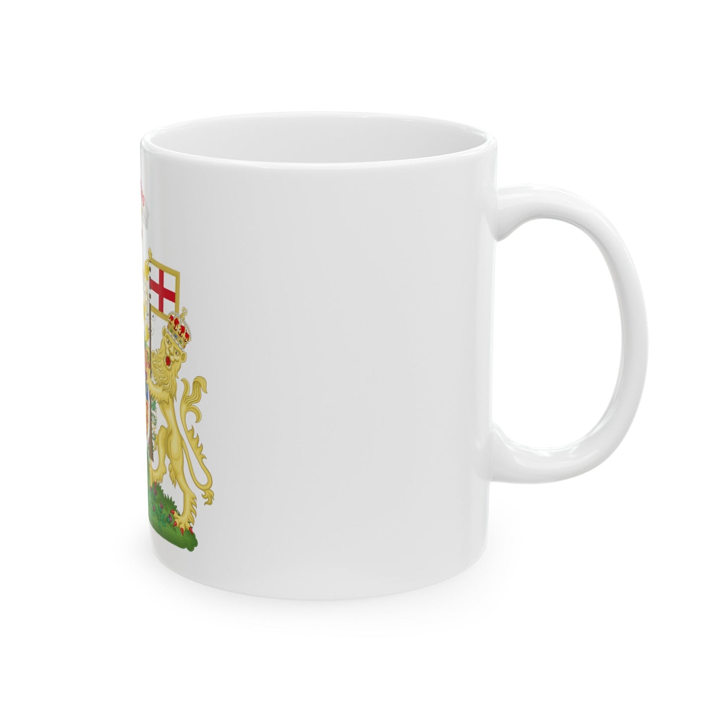 Coat of Arms of Scotland (1603-1649) - White Coffee Mug-The Sticker Space