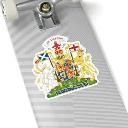 Coat of Arms of Scotland 1660-1689 (Scotland) (Coat of Arms) STICKER Vinyl Kiss-Cut Decal - The Sticker Space