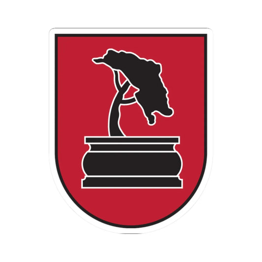 Coat of arms of Sežana (Slovenia) (Coat of Arms) STICKER Vinyl Kiss-Cut Decal 2 Inch White - The Sticker Space