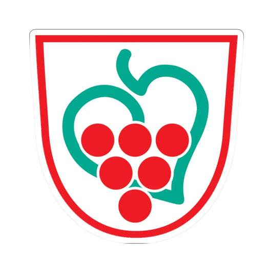 Coat of arms of Semič (Slovenia) (Coat of Arms) STICKER Vinyl Kiss-Cut Decal 2 Inch White - The Sticker Space