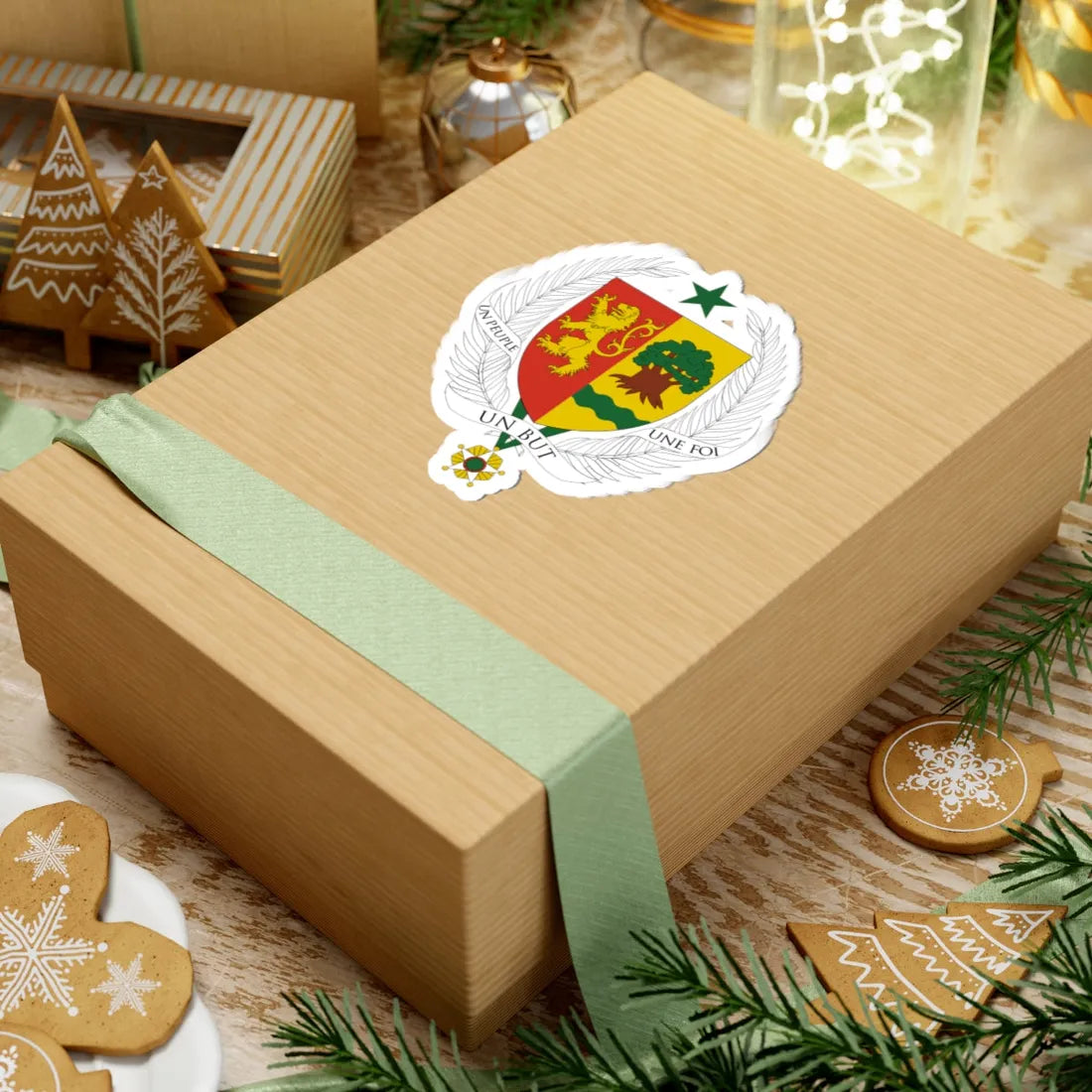 Coat of arms of Senegal (Spain) (Coat of Arms) STICKER Vinyl Kiss-Cut Decal - The Sticker Space