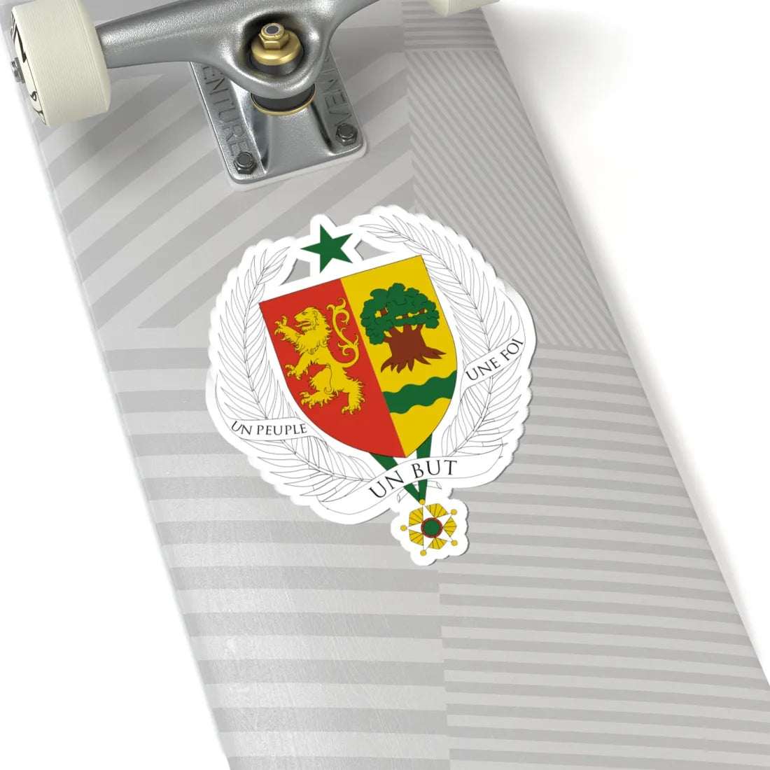 Coat of arms of Senegal (Spain) (Coat of Arms) STICKER Vinyl Kiss-Cut Decal - The Sticker Space