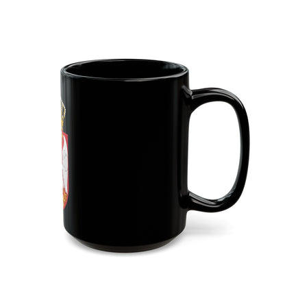 Coat of arms of Serbia 2 - Black Coffee Mug-The Sticker Space