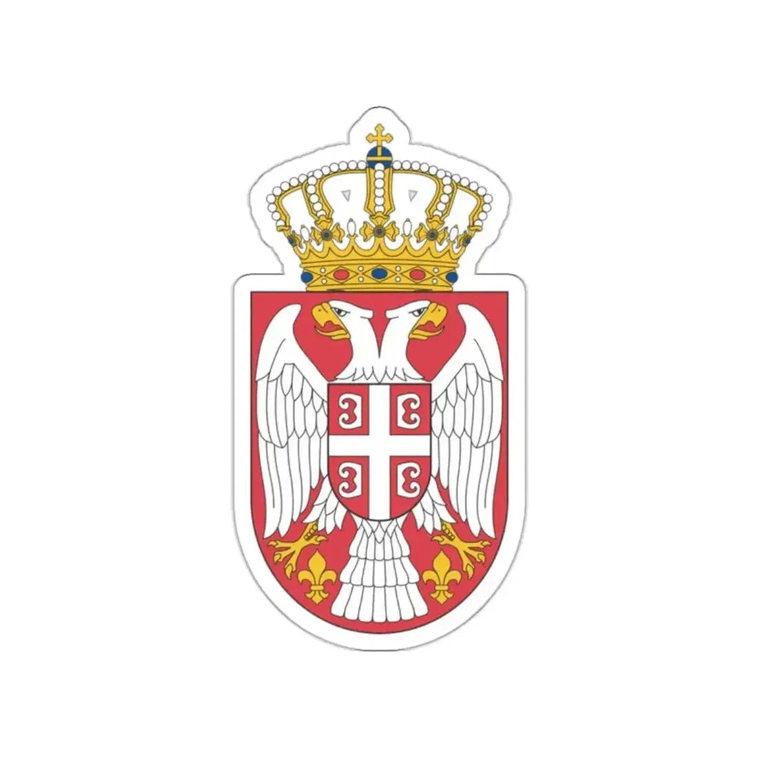 Coat of arms of Serbia 2 STICKER Vinyl Die-Cut Decal - The Sticker Space