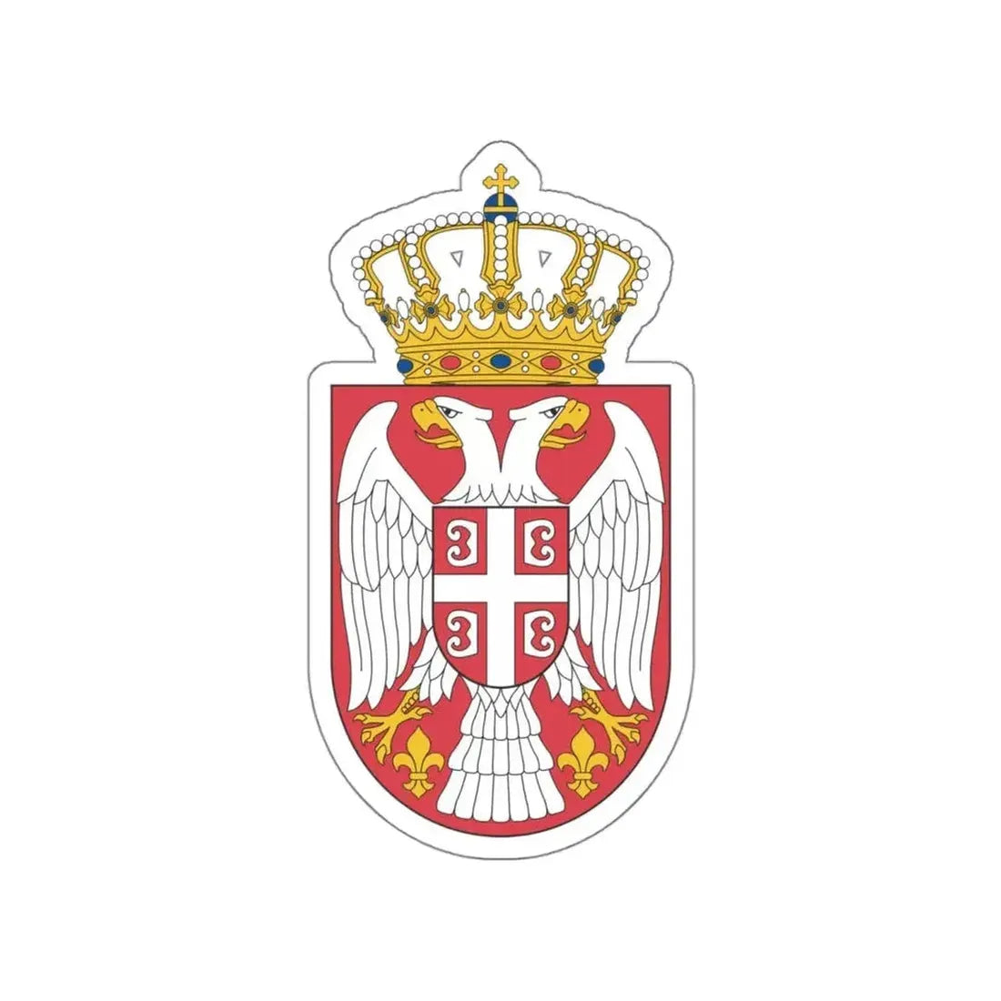 Coat of arms of Serbia 2 STICKER Vinyl Die-Cut Decal - The Sticker Space