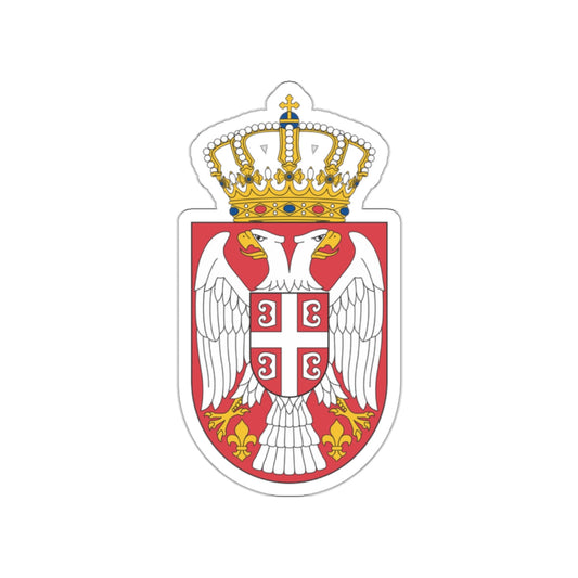 Coat of arms of Serbia 2 STICKER Vinyl Die-Cut Decal-White-The Sticker Space