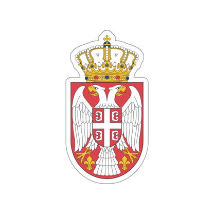 Coat of arms of Serbia 2 STICKER Vinyl Die-Cut Decal-White-The Sticker Space