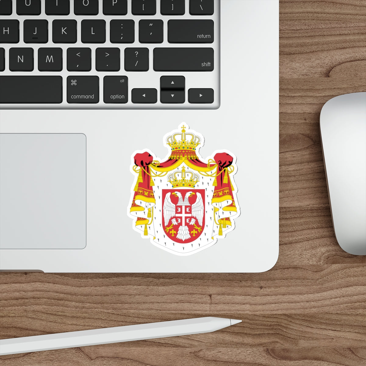 Coat of arms of Serbia (2004-2010) STICKER Vinyl Die-Cut Decal-The Sticker Space