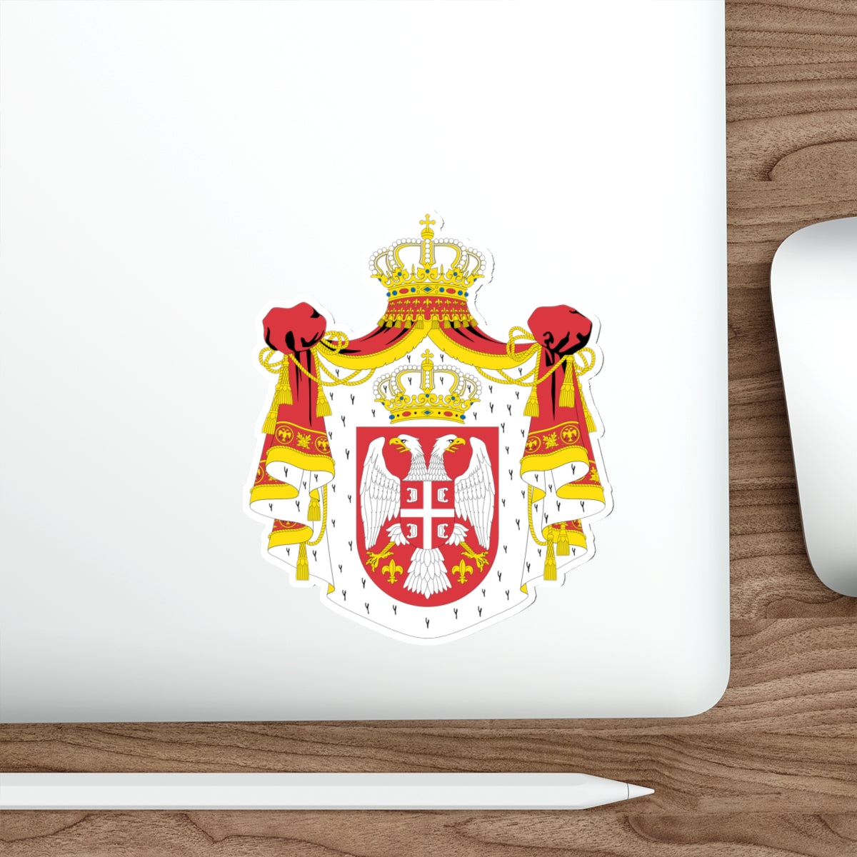 Coat of arms of Serbia (2004-2010) STICKER Vinyl Die-Cut Decal-The Sticker Space