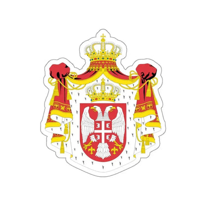 Coat of arms of Serbia (2004-2010) STICKER Vinyl Die-Cut Decal - The Sticker Space