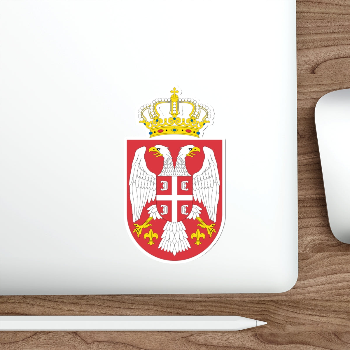 Coat of arms of Serbia small (2004 - 2010) STICKER Vinyl Die-Cut Decal-The Sticker Space