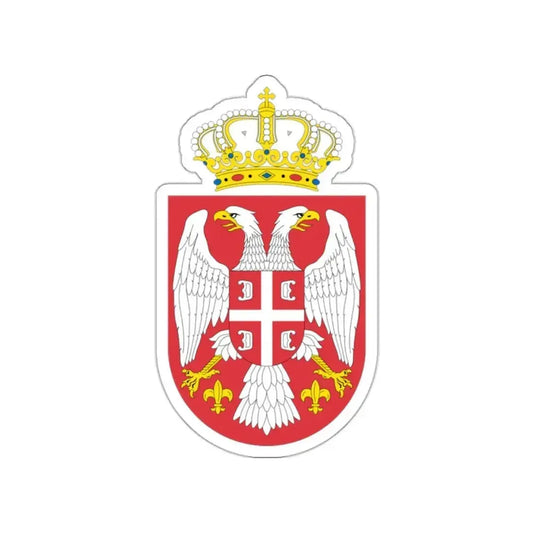 Coat of arms of Serbia small (2004 - 2010) STICKER Vinyl Die-Cut Decal 2 Inch - The Sticker Space