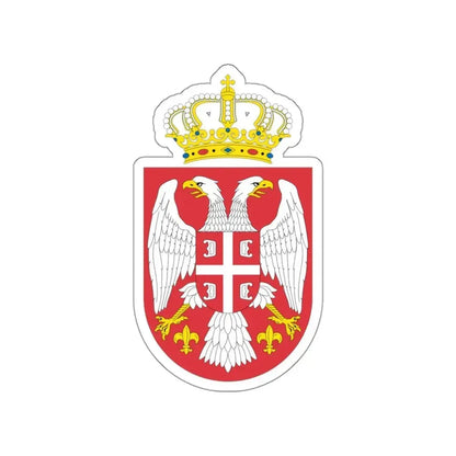 Coat of arms of Serbia small (2004 - 2010) STICKER Vinyl Die-Cut Decal - The Sticker Space