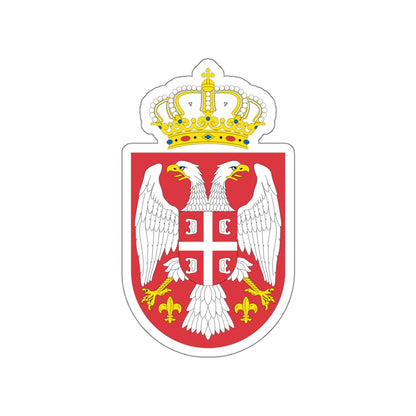 Coat of arms of Serbia small (2004 - 2010) STICKER Vinyl Die-Cut Decal-White-The Sticker Space