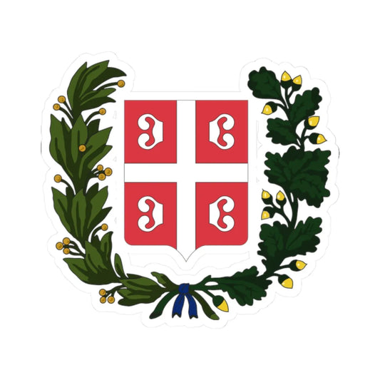 Coat of Arms of Serbia Sretenje (Serbia) (Coat of Arms) STICKER Vinyl Kiss-Cut Decal 2 Inch White - The Sticker Space