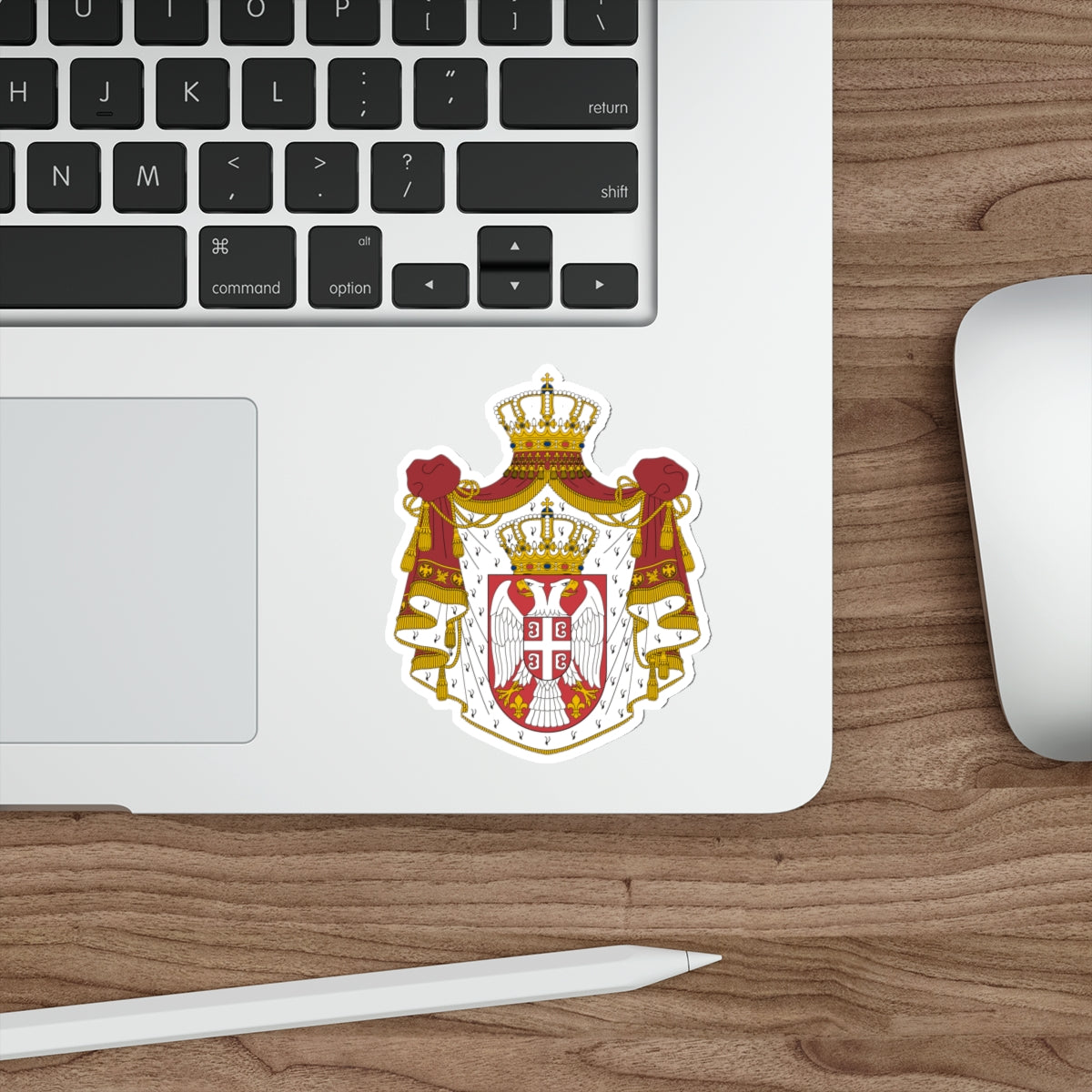 Coat of arms of Serbia STICKER Vinyl Die-Cut Decal-The Sticker Space