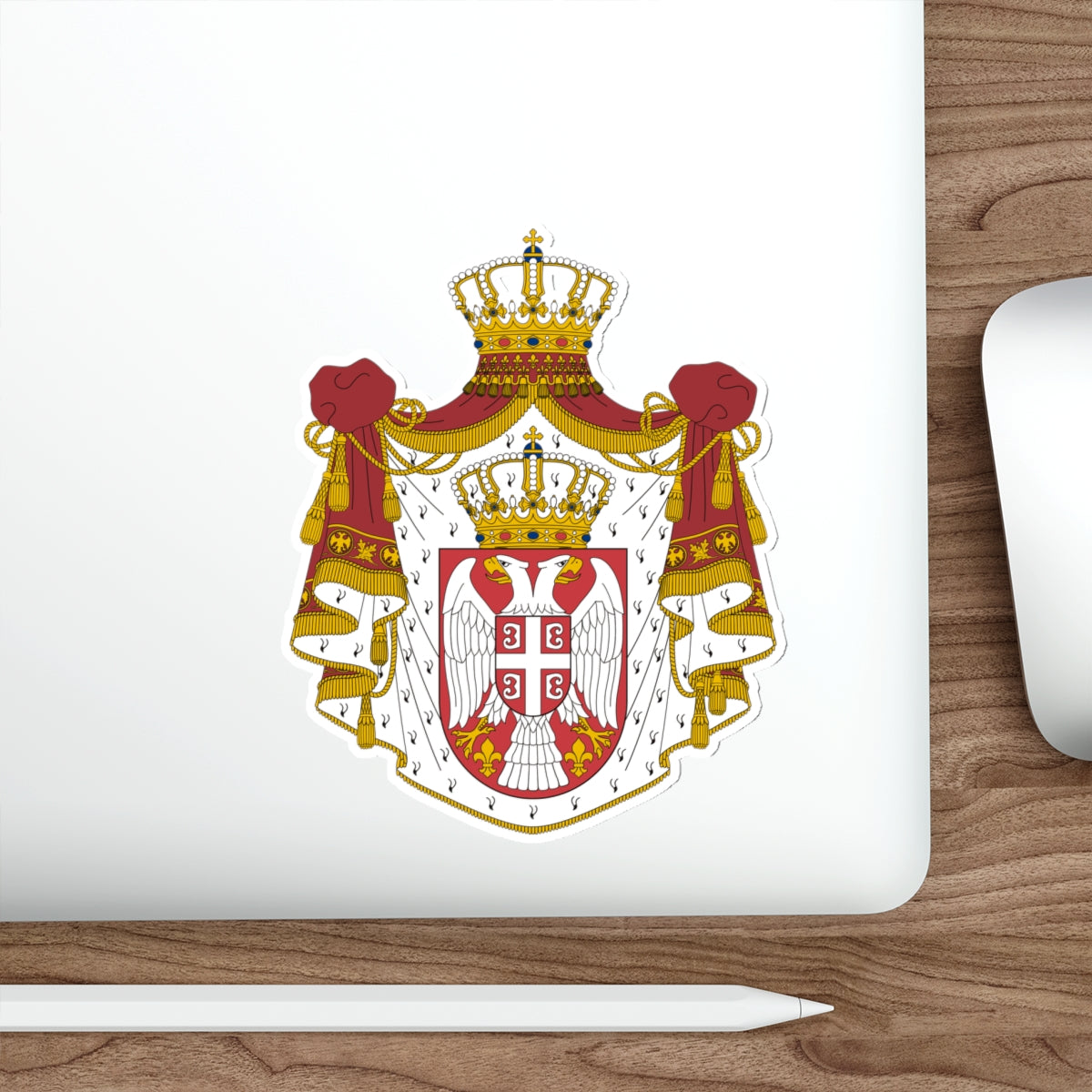 Coat of arms of Serbia STICKER Vinyl Die-Cut Decal-The Sticker Space