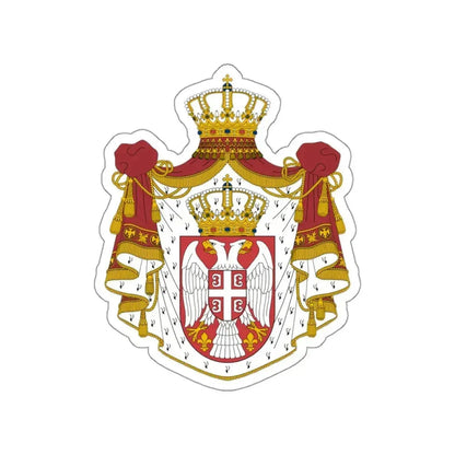 Coat of arms of Serbia STICKER Vinyl Die-Cut Decal 3 Inch - The Sticker Space