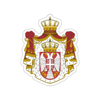 Coat of arms of Serbia STICKER Vinyl Die-Cut Decal - The Sticker Space