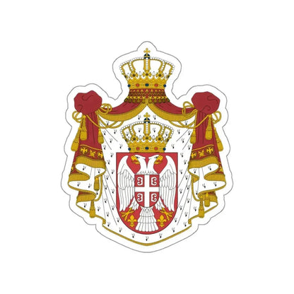 Coat of arms of Serbia STICKER Vinyl Die-Cut Decal - The Sticker Space