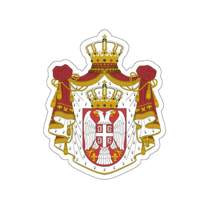Coat of arms of Serbia STICKER Vinyl Die-Cut Decal - The Sticker Space