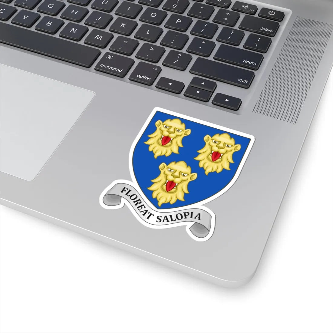 Coat of arms of Shrewsbury (England) (Coat of Arms) STICKER Vinyl Kiss-Cut Decal - The Sticker Space