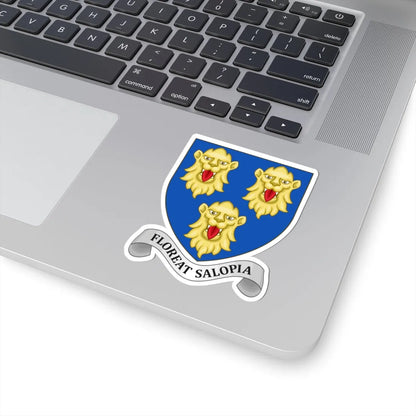 Coat of arms of Shrewsbury (England) (Coat of Arms) STICKER Vinyl Kiss-Cut Decal - The Sticker Space