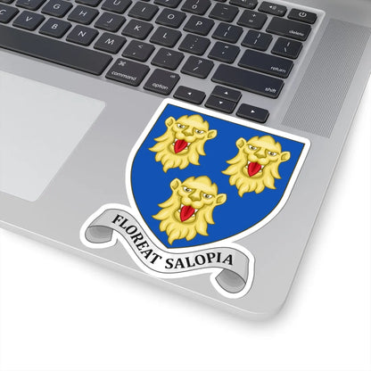 Coat of arms of Shrewsbury (England) (Coat of Arms) STICKER Vinyl Kiss-Cut Decal - The Sticker Space