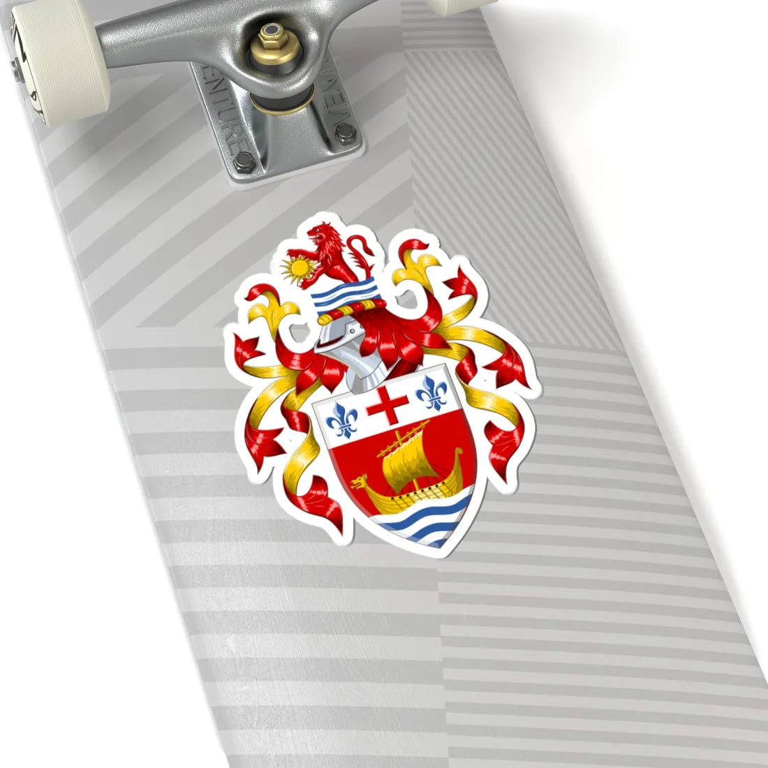 Coat of arms of Sidmouth Town Council (England) (Coat of Arms) STICKER Vinyl Kiss-Cut Decal - The Sticker Space