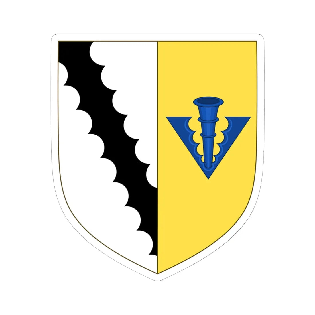 Coat of Arms of Sidney Sussex College Cambridge (England) (Coat of Arms) STICKER Vinyl Kiss-Cut Decal 6 Inch White - The Sticker Space