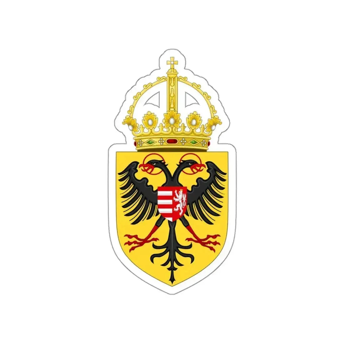 Coat of arms of Sigismund, Holy Roman Emperor STICKER Vinyl Die-Cut Decal 3 Inch - The Sticker Space