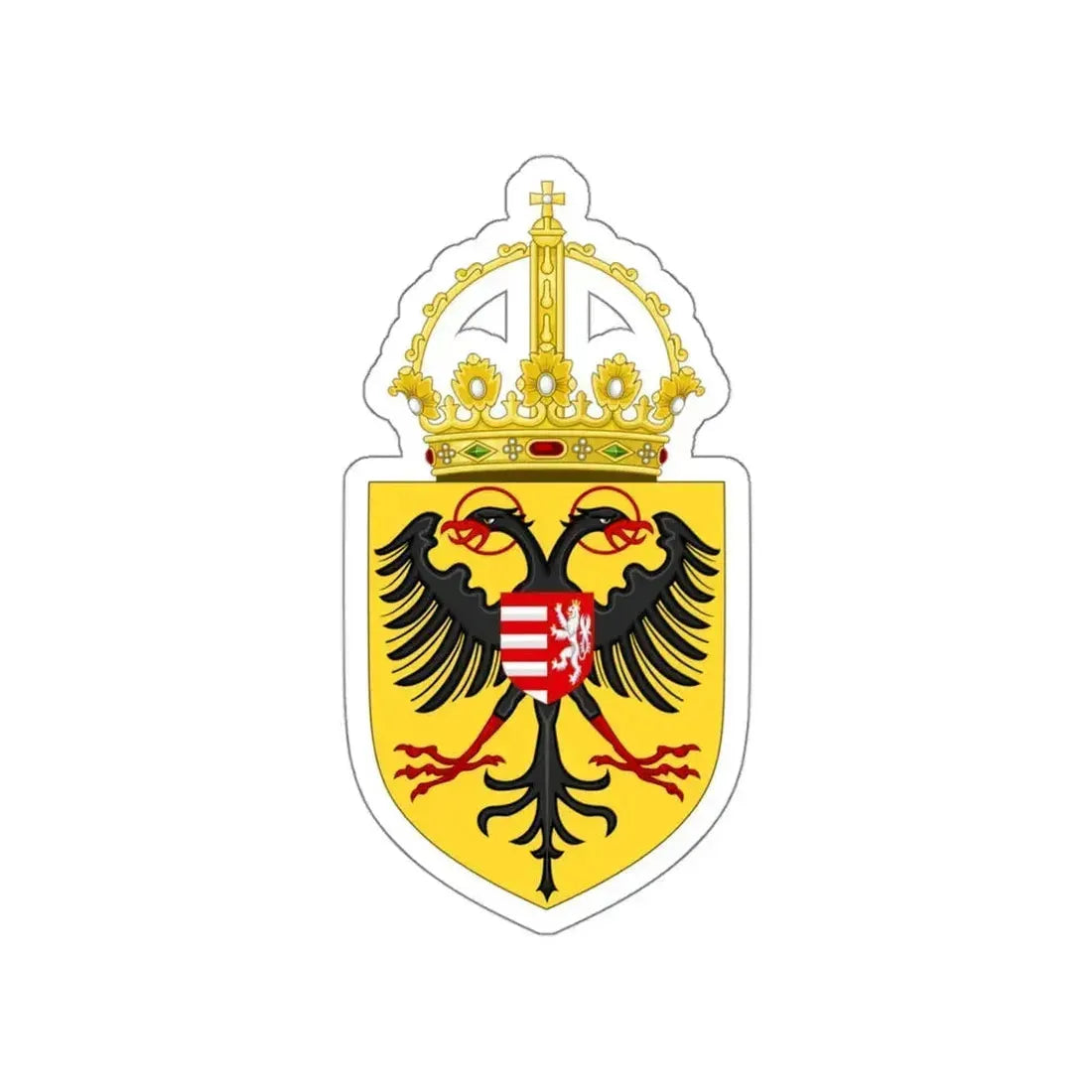 Coat of arms of Sigismund, Holy Roman Emperor STICKER Vinyl Die-Cut Decal 6 Inch - The Sticker Space